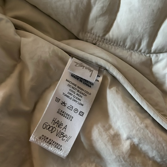 Stussy nylon zip up vest - Picture 4 of 4